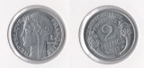 Frankreich 2 Francs 1947 (Marianne) ** Unc./Bfr. **