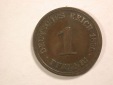 13410 KR  1 Pfennig  1896 A in ss-vz  Orginalbilder
