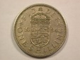 13413 Grossbritanien 1 Shilling 1954 in ss+/ss-vz Orginalbilde...