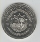 5 Dollar Liberia 2001 (Euroeinführung)(k230)
