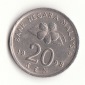 20 Sen Malaysia 1998 (F562)