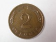 14110 BRD  2 Pfennig 1965 J  Fehlprägung ??!! Orginalbilder