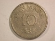 14005 Dänemark  10 Öre 1955 in ss+ Orginalbilder