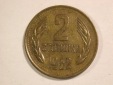 14005 Bulgarien 2 Stotinki 1962 in vz Orginalbilder