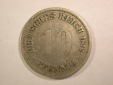 14301 KR 10 Pfennig 1893 A in ss Orginalbilder