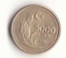 5000 Lira Türkei 1995 (G973)