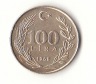 Türkei 100 Lira 1988 (H115)