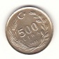 500 Lira Türkei 1991 (H131)