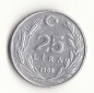 25 Lira Türkei 1986 (H173)