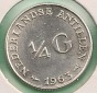 Netherlands Antilles - 1/4 Gulden 1963