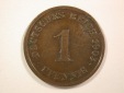 14007 KR 1 Pfennig  1903 J in f.ss  Orginalbilder