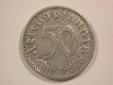 14008 3.Reich 50 Pfennig 1941 J in sehr schön R Orginalbilder