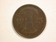 14308 Weimar 1 Reichs Pfennig 1925 J in ss Orginalbilder