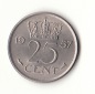 25 Cent Niederlande 1957 (H777)