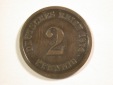 14013 KR  2 Pfennig 1874 G in ss  Orginalbilder