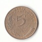 5 Centimes Frankreich 1977 (H731)