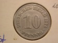 15101 KR 10 Pfennig  1914 D in vz-st   Orginalbilder