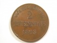 15101 Sachsen Meiningen  2 Pfennig 1863 in vz Orginalbilder