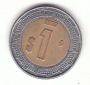 1 Peso Mexiko 2002 (B421)