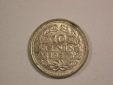 15001 Niederlande  10 Cents 1937 in vz-st Silber  Orginalbilder