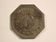 15108 Suhl 10 Pfennig Eisen in vz-st  Orginalbilder