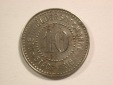 15108 Trier 10 Pfennig  in Eisen Stempeldrehung 90° vz Orgina...