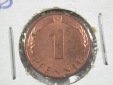 15111 BRD 1 Pfennig 1968 J in vz-st Orginalbilder