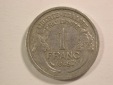 15013 Frankreich 1 Franc 1945 in ss+  Orginalbilder