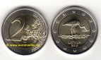 2 Euro Gedenkmünze 2015...Schwarzstorch