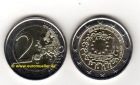 2 Euro Gedenkmünze 2015...Europaflagge