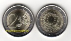 2 Euro Gedenkmünze 2015...Europaflagge