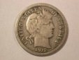 A001 USA  Barber Dime 1912 in ss (VF)  Orginalbilder