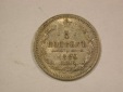 A003 Russland 5 Kopeken 1889 in ss-vz Orginalbilder