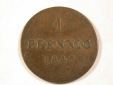 A101 Bayern  1 Pfennig  1847 in f.ss Orginalbilder