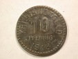 A102 Volkach 10 Pfennig 1918 in f.st/ST !!  Orginalbilder