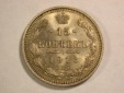 A103 Russland  15 Kopeken 1913 in ST !! Orginalbilder