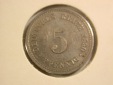 A103 KR 5 Pfennig 1890 A in EA/PP  RR anschauen !! Orginalbilder