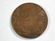 A007 Niederlande 2,5 Cent 1905 in vz-st   Orginalbilder
