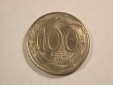 A008 Italien 100 Lire 1994 in vz+  Orginalbilder
