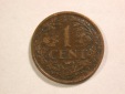 A106 Niederlande 1 Cent 1920 in ss  Orginalbilder