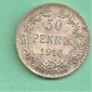 Finlandia - 50 Pennia 1916 silber