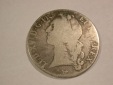 A201 Frankreich 1 Ecu au Bandeau Paris 1742 in schön Silber  ...