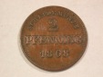 A203 Bayern 2 Pfennig 1868 in ss/ss+ Orginalbilder