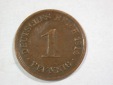 A203 KR 1 Pfennig 1914 A in ss+   Orginalbilder