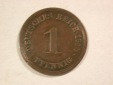 A203 KR 1 Pfennig 1913 E in ss/ss+   Orginalbilder