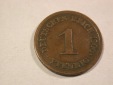 A110 KR 1 Pfennig 1906 E in ss+ Orginalbilder