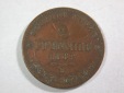 A112 Sachsen 2 Pfennig 1869 in ss  Orginalbilder