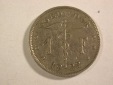 A205 Belgien  1 Franc 1922 in ss+  Orginalbilder