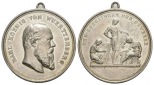 Bronzemedaille versilbert; 33 g; Ø 42,7 mm