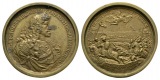 RDR, Medaille Nachprägung Messing, 101,73 g, Ø 60,5 mm, gelocht